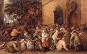 distribution of loaves to the poor
